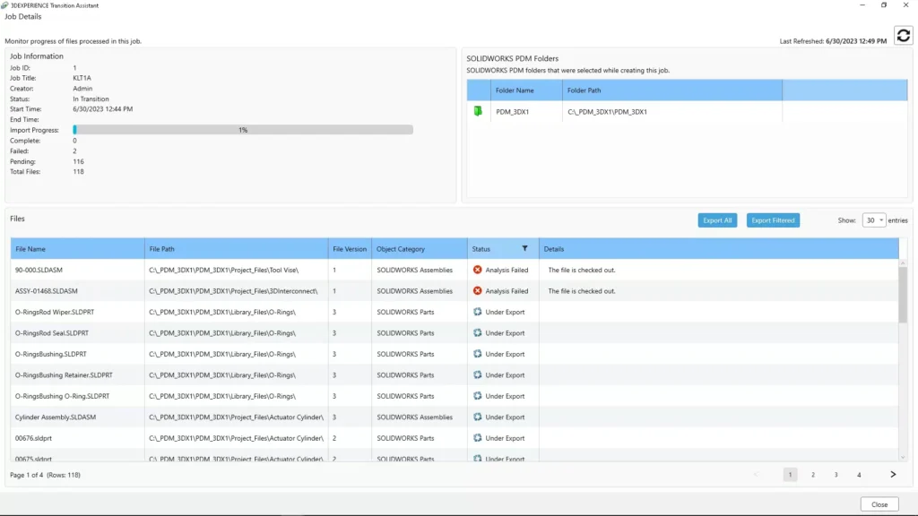 3DXTA OC 3DEXPERIENCE Transition Assistant​ 1